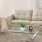S832 Sofa in Light Gray Leather by Pantek w/Options