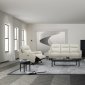 Leonard Power Motion Sofa in Smoke Leather by Beverly Hills
