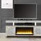 Noralie TV Stand w/Fireplace LV00523 in Mirrored by Acme