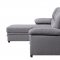 Nazli Sectional Sofa 55525 in Gray Fabric by Acme