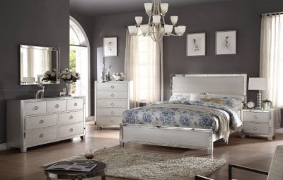 Voeville 24840 5Pc Bedroom Set in Platinum by Acme w/Options