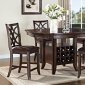 Keenan Counter Height Dining Table 60350 in Walnut by Acme