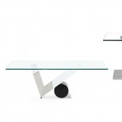 T987 Coffee Table & 2 End Tables Set by Global in Chrome