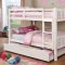 Cameron CM-BK929WH Bunk Bed in White w/Optional Trundle