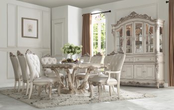 Gorsedd 67440 Dining Table in Antique White by Acme w/Options [AMDS-67440-Gorsedd]