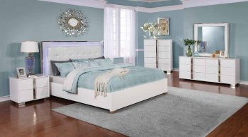 Traynor 205201 Bedroom in White by Coaster w/Options [CRBS-205201 Traynor]
