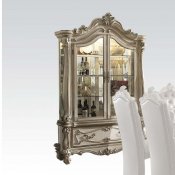 Versailles Curio Cabinet 61153 in Bone White by Acme