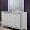 Valentino Bedroom Set 5Pc B9698W in White by NCFurniture