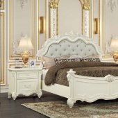Melrose Bedroom Set 5Pc in White