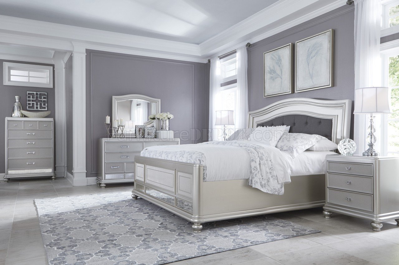 Coralayne Bedroom B650 in Silver Finish by Ashley Furniture - Click Image to Close