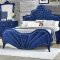 Dante Bedroom Set 5Pc 24220 in Blue Velvet by Acme w/Options