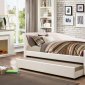 300509 Upholstered Daybed in Ivory Fabric by Coaster w/Trundle