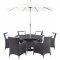 Convene Outdoor Patio Dining Set 8Pc EEI-2194 by Modway