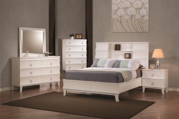White Finish Holland Modern Bedroom w/Options By Coaster [CRBS-202290 Holland]