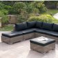 419 Outdoor Patio 7Pc Sectional Sofa Set by Poundex w/Options