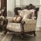 Shalisa Sofa 51050 in Beige Fabric & Walnut by Acme w/Options