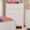 Marlee 4Pc Youth Bedroom Set CM7651WH in White w/Options
