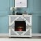 Noralie Electric Fireplace AC00515 in Mirrored by Acme