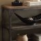 Gorden Console Table 72680 in Weathered Oak by Acme w/ Options
