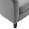 Prospect Accent Chair Set of 2 in Light Gray Velvet by Modway