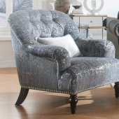 Gaura Accent Chair 53092 in Gray Fabric by Acme w/Options