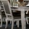 Bevelle Dining Table 1958-96 in Silver & Dark Gray - Homelegance