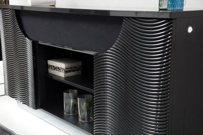 Ethan Media Console in Black by Dimplex