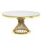 Fallon Dining Table DN01189 Gold & Faux Marble by Acme w/Options