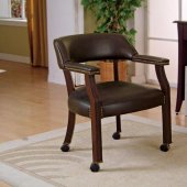 Espresso Vinyl Classic Commercial Office Chair w/Casters