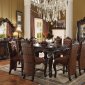 Versailles Counter Height Table 61155 in Cherry by Acme w/Option