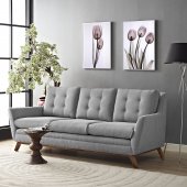 Beguile EEI-1800 Sofa in Light Gray Fabric by Modway w/Options