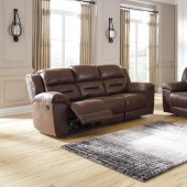 Stoneland Motion Sofa & Loveseat Set 39904 in Brown by Ashley