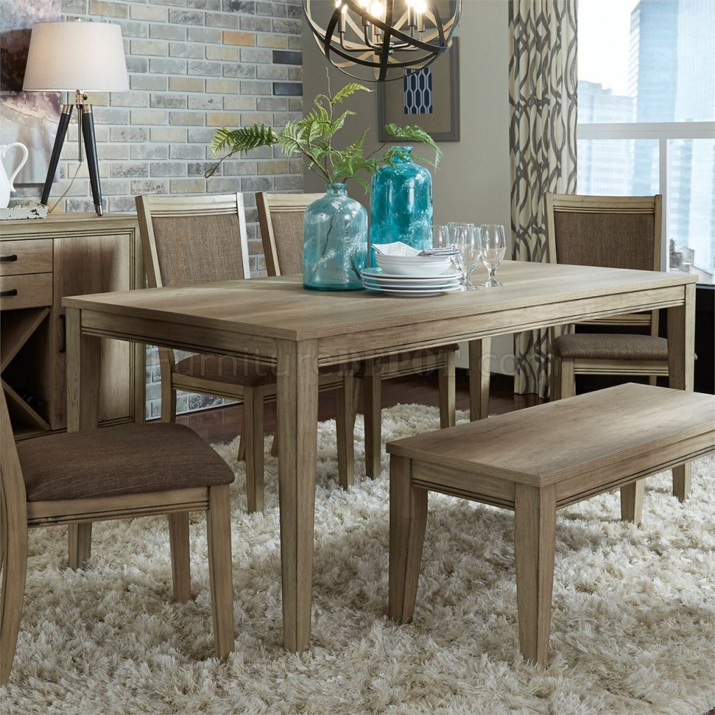 Sun Valley 6Pc Dining Set 439-DR - Sandstone - Liberty w/Options - Click Image to Close