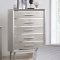 Ramon 4Pc Youth Bedroom Set 222701 in Silver - Coaster w/Options