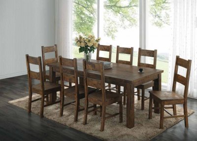 Coleman Dining Set 5Pc 107041 in Brown by Coaster w/Options