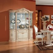 Rosella Ivory Lacquer Finish Royal Classic Dining Room by ESF