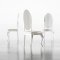 Carmen Dining Table in High Gloss White by ESF w/Options