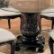 Cherry Finish Round Shape Ideal Dinette Table W/Glass Top