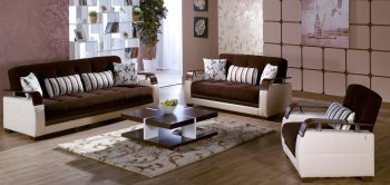 Natural Colins Brown Sofa Bed by Istikbal w/Options [IKSB-Natural Colins Brown]
