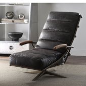 Ekin Accent Chair 59834 in Morocco Top Grain Leather by Acme