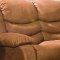 Rust Specially Treated Microfiber Sectional W/Recliner Seat