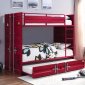 Cargo Full/Full Bunk Bed 37915 in Red by Acme