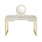 Myles Vanity Desk AC00841 in Antique White & Champagne by Acme
