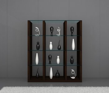 Float Wall Unit in Chocolate High Gloss by J&M [JMWU-Float]