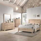 Miquell Bedroom Set 5Pc 28040 Rustic Natural by Acme w/Options