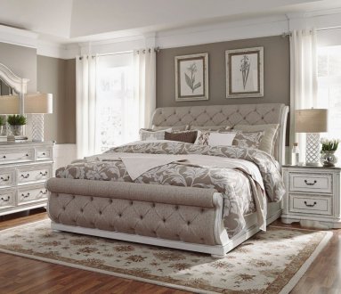Magnolia Manor Bedroom 244 Antique White by Liberty