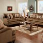 Adderley SM8460 Sofa in Brown Fabric w/Options