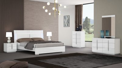 Oslo Bedroom in White by J&M w/Options