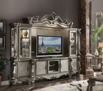 Versailles Wall Unit 91820 in Antique Platinum by Acme [AMWU-91820-Versailles]