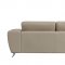 Julie Sofa in Taupe Leather Match by Beverly Hills w/Options